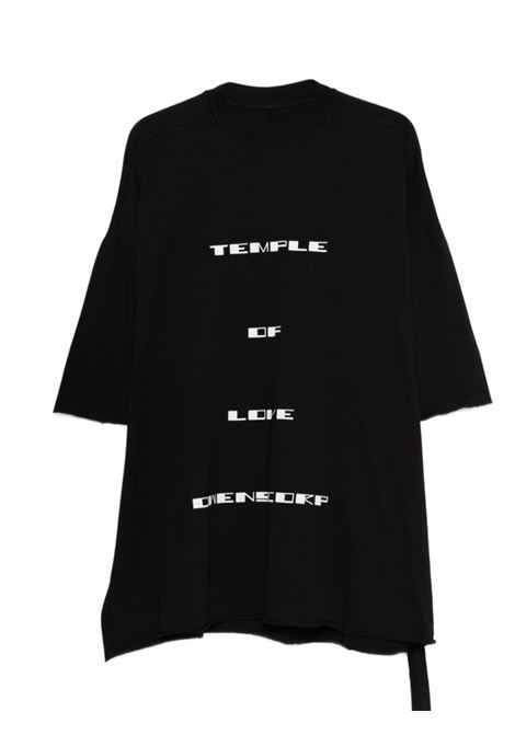 tommy t t-shirt man black RICK OWENS DRKSHDW | DU01F4259 RNEP70911